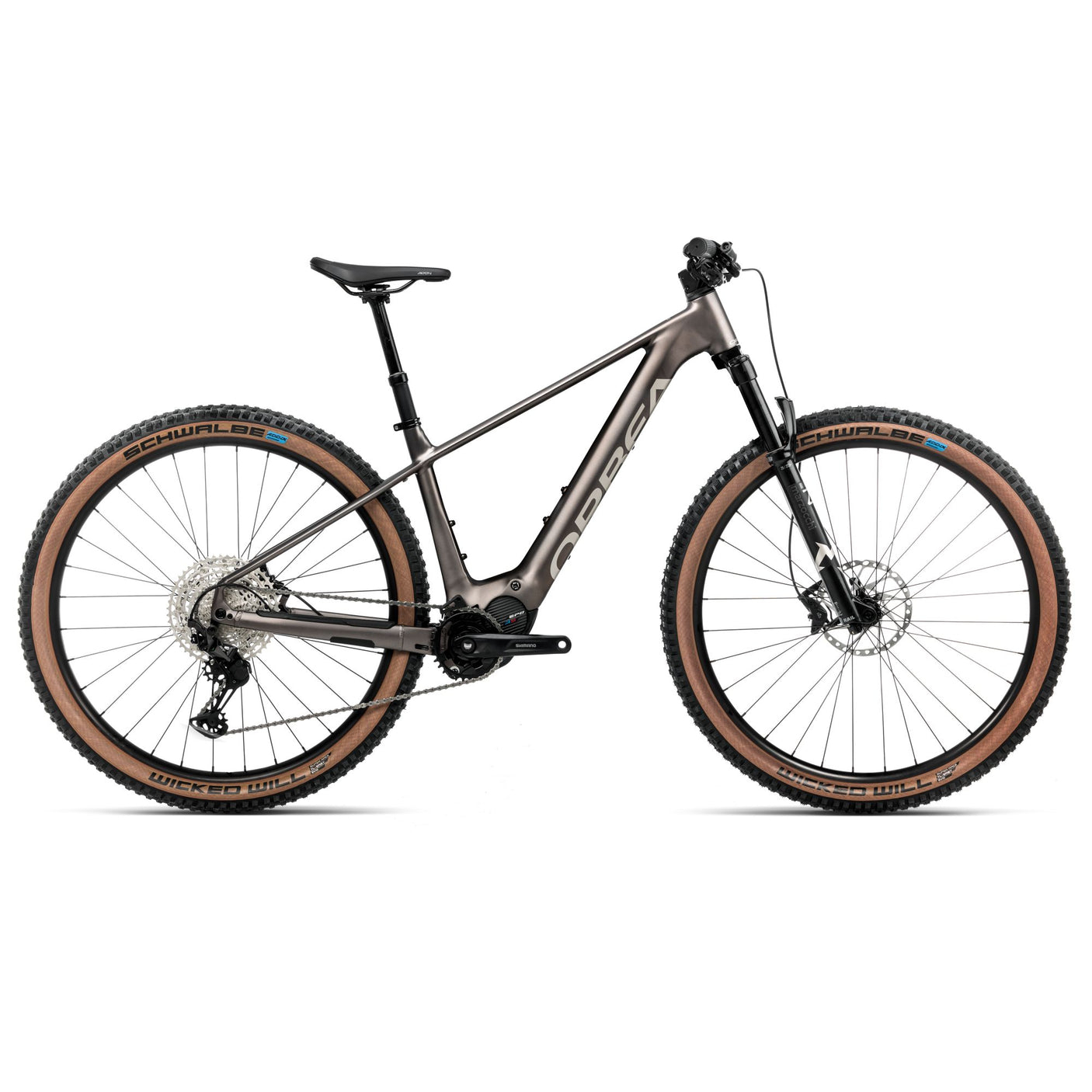 E-MTB Orbea URRUN 10 Magnetic Bronze Matt - Silver Gloss (2025) XL