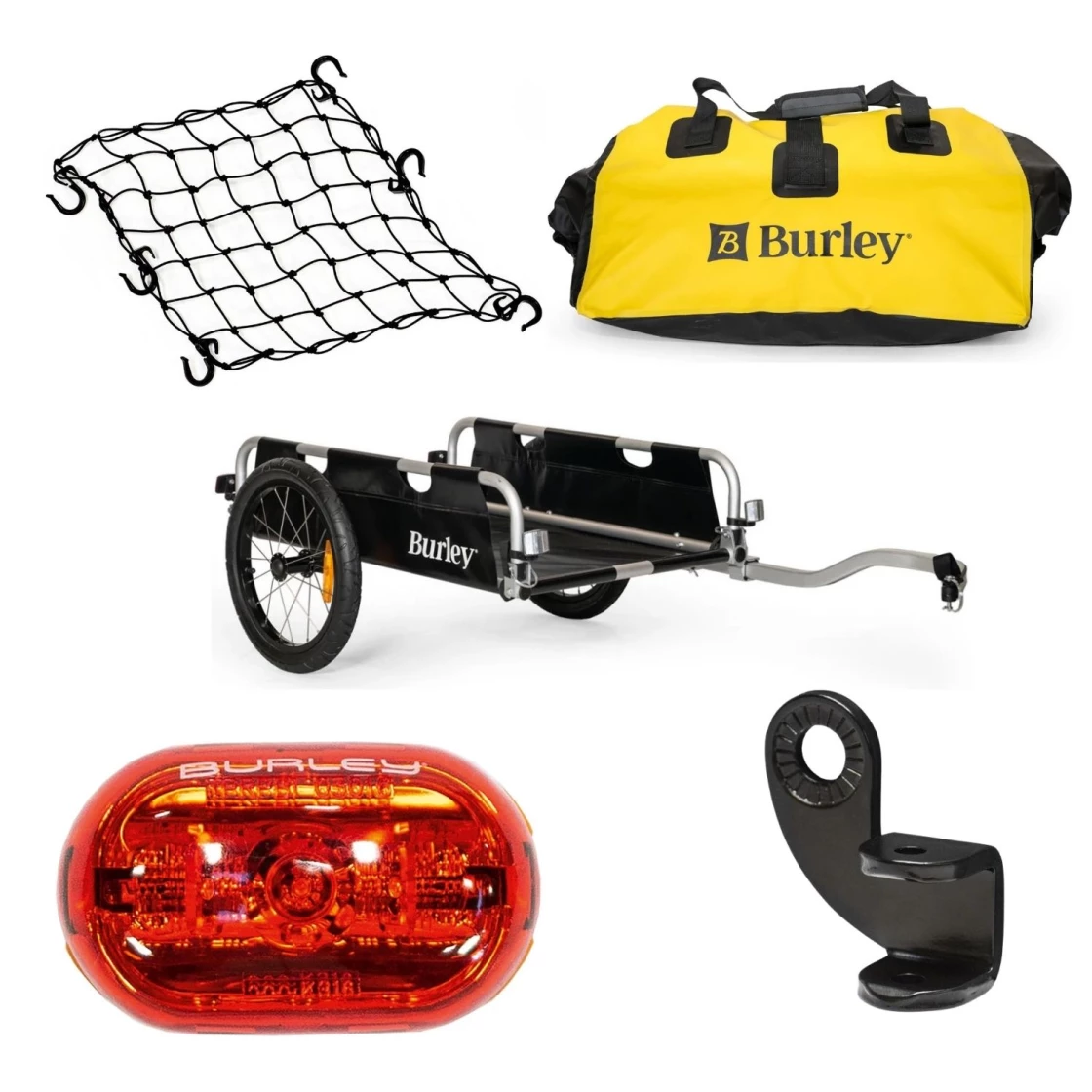 Transportanhänger-Set BURLEY Flatbed "einfacher Lastentransport"