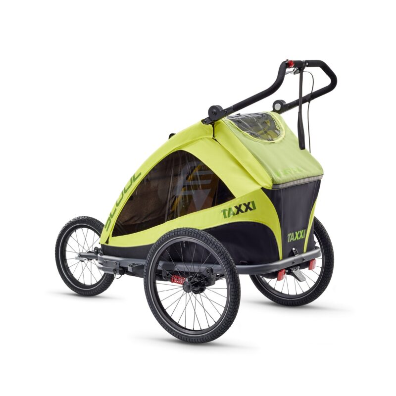Kinderanhänger TAXXI ELITE for two (Lime) – Bild 3