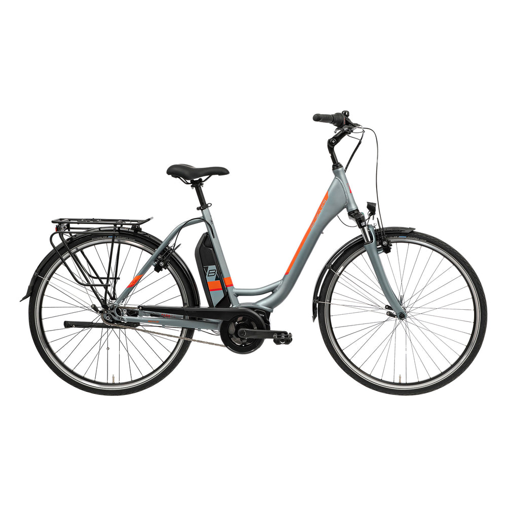 City E-bike Bicycles Faro 7.4 FL Wave SILBER MATT 50 cm