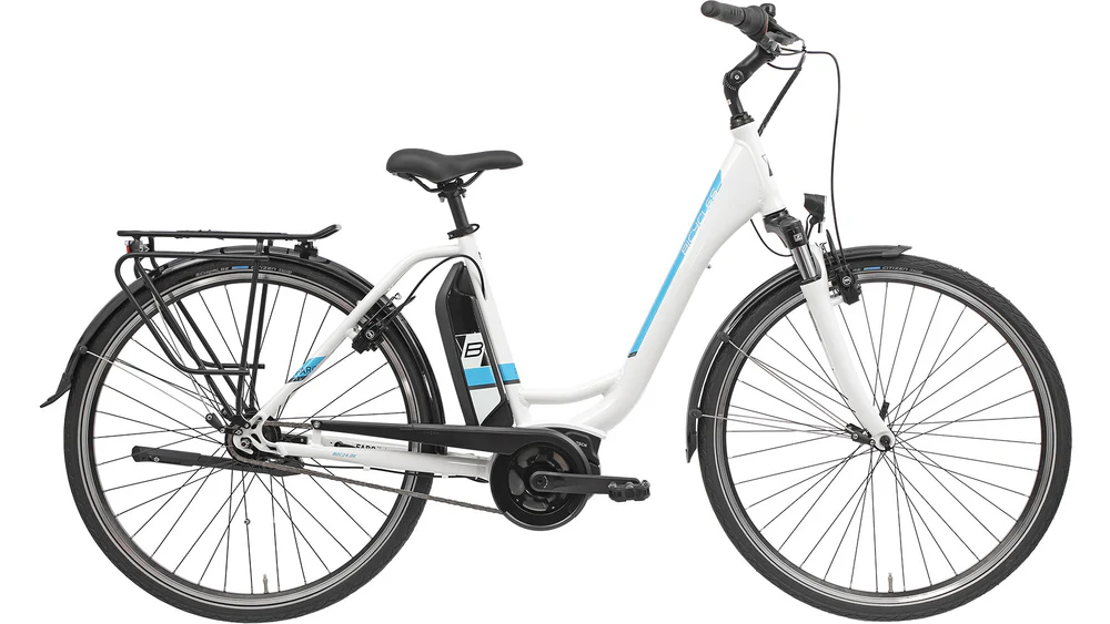 City E-bike Bicycles Faro 7.4 FL Wave WEIß 55 cm
