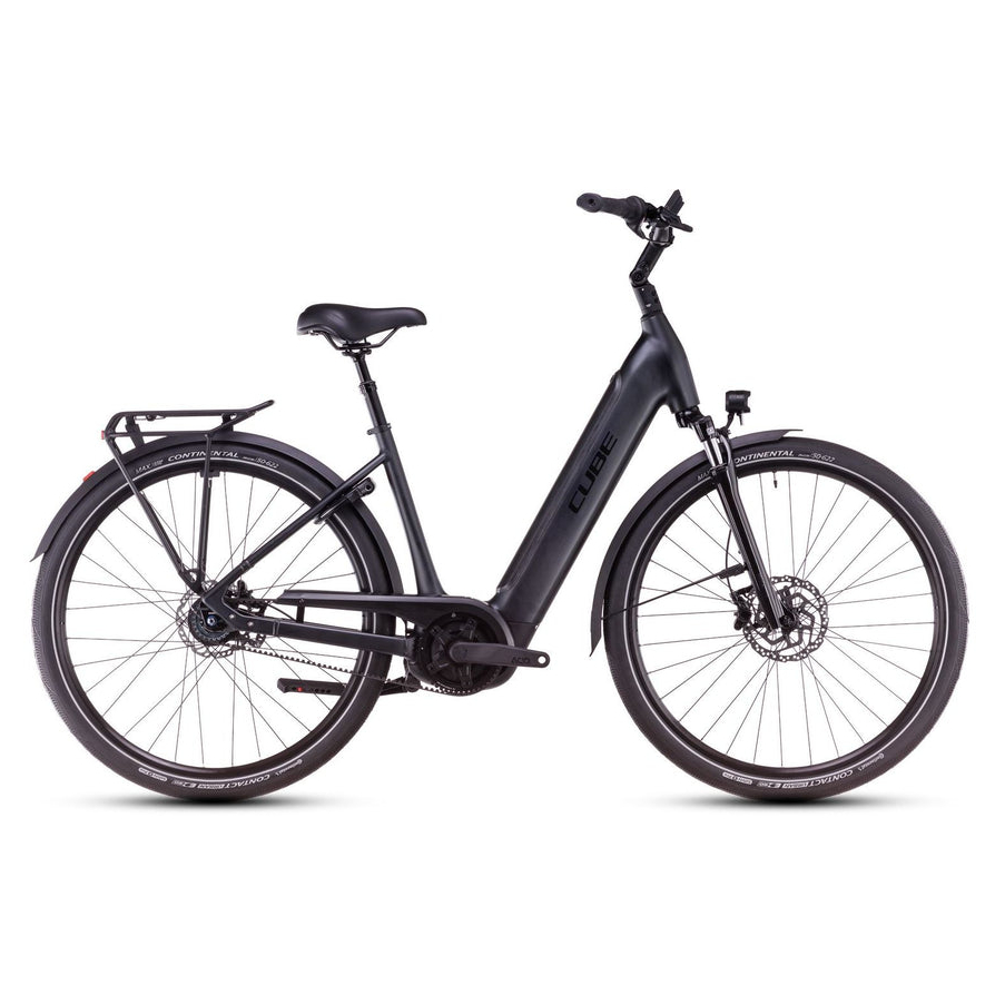 Trekking Cube Supreme RT Hybride Deluxe EX 625 METALBLACK'N'GLOSSY 54 cm