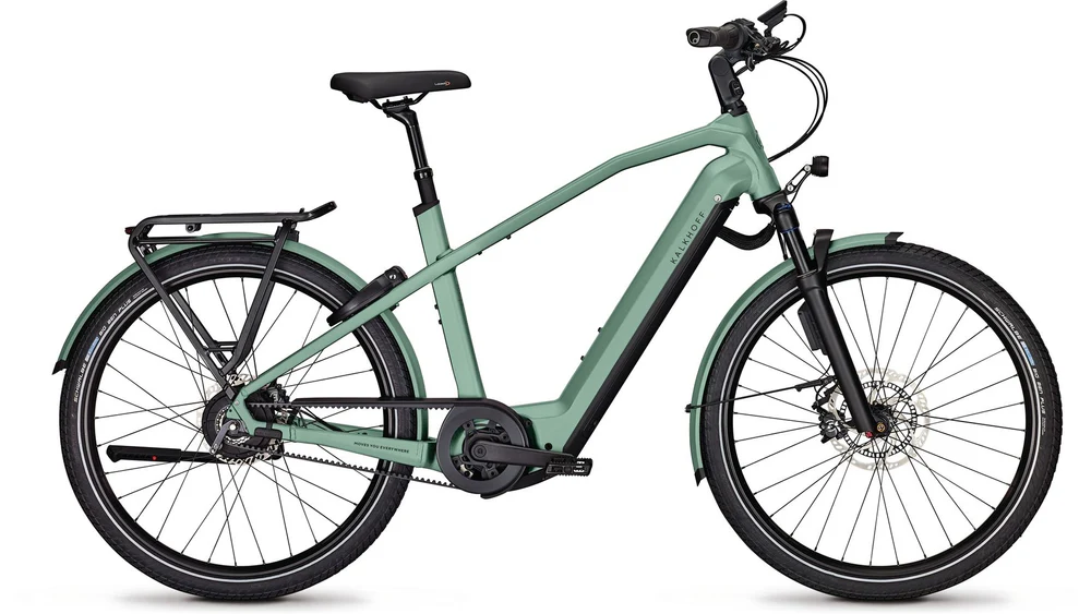 Trekking bike Kalkhoff IMAGE 7 EXCITE+ ABS - SAGEGREEN MATT - 58 cm