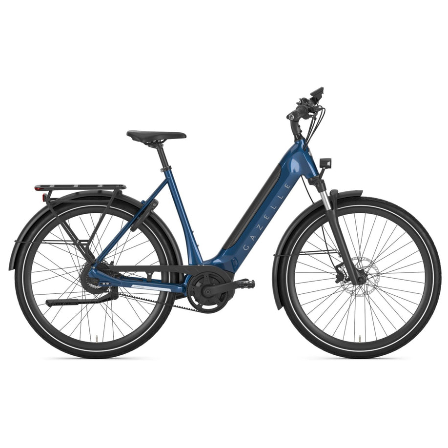 Trekking bike Gazelle Ultimate C380 HMB BELT WA MALLARD BLUEGLOSS - 57 cm
